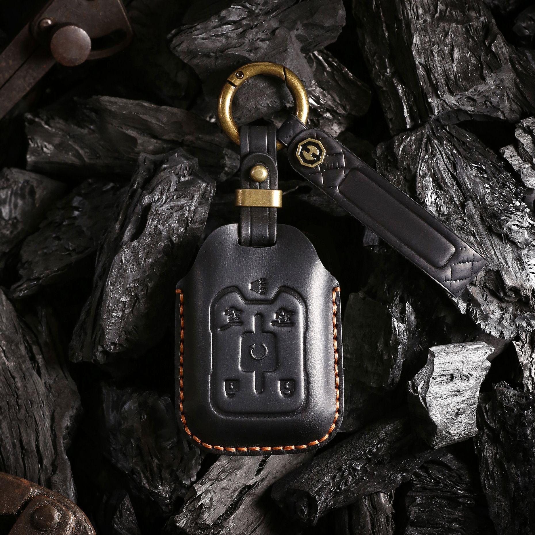 

Retro Leather Key Cover for GMC Pickup