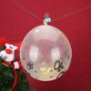 10Pcs Latex Transparent Balloon with Nnumber 40 Pattern for Birthday Party Wedding Anniversary Decorate