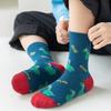 Cartoon Dinosaur Children Socks Cute Autumn Winter Warm Middle Tube Socks For Kids Boys Girls Cotton Sock Sokken