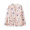 2024 Winter Women's European & American Style Loose Print Long Sleeve Cotton-Padded Jacket