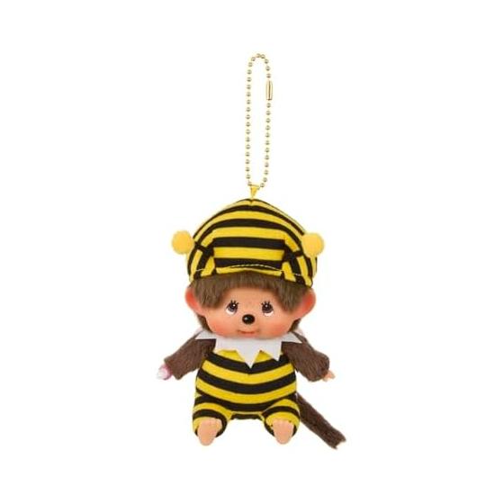 Sekiguchi Monchhichi Big Face SS брелок Honey Bee 245956 H11 x W8 x D6cm