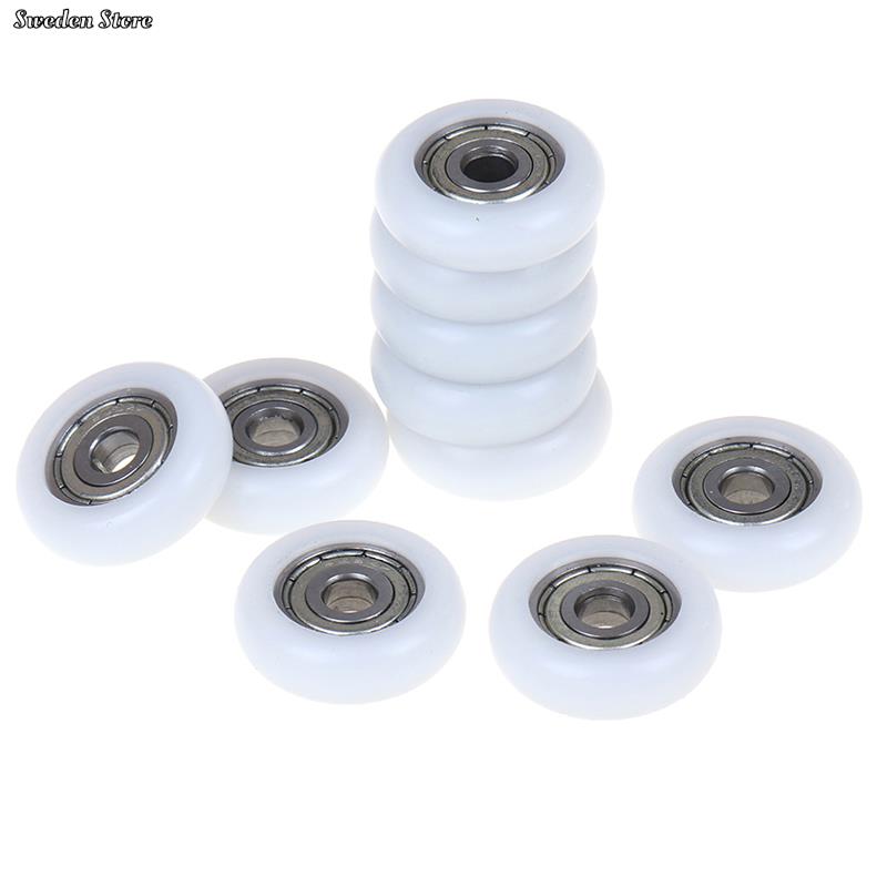 2pcs/5pcs/10pcs Sliding Shower Roller Wheel Plastic Door Replacement Roller Wheel Runner Diameter 21.5mm