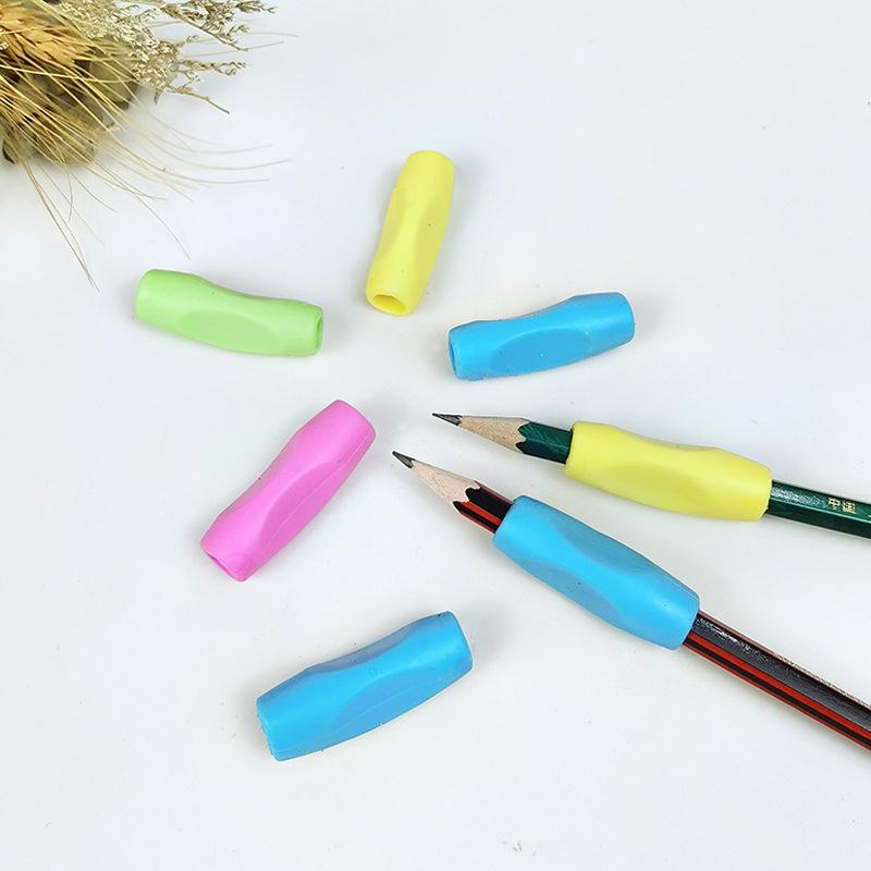 Soft Silicone Two-Finger Pencil Grip Corrector for Kids