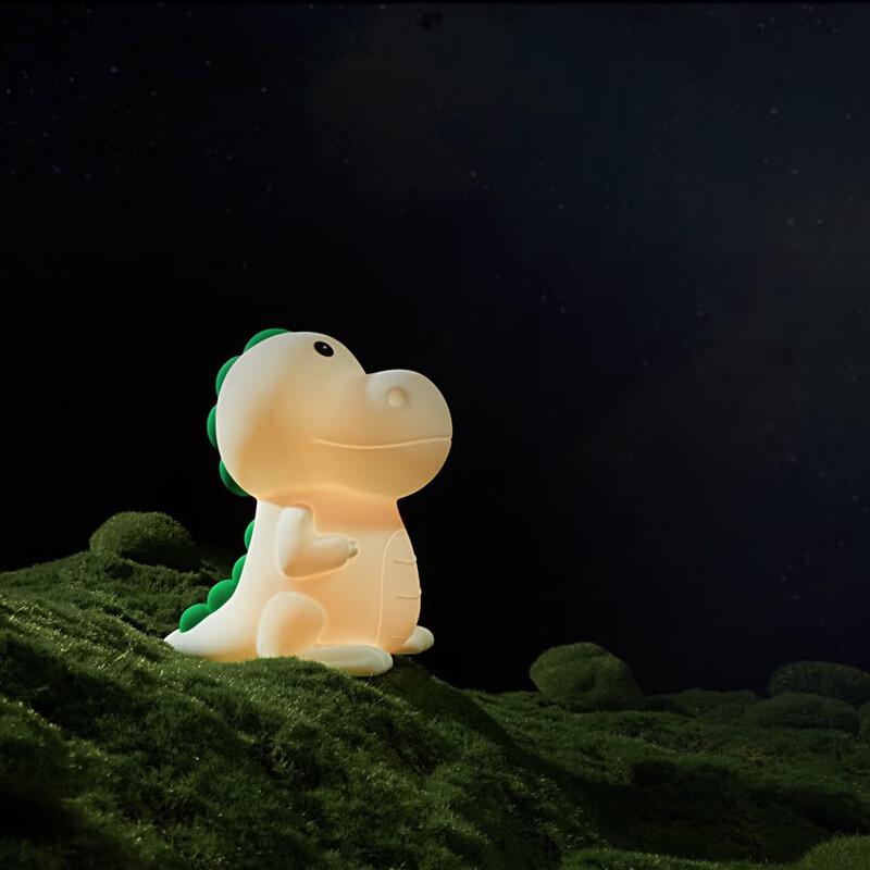Li Shen Dinosaur Silicone Tap Night Light