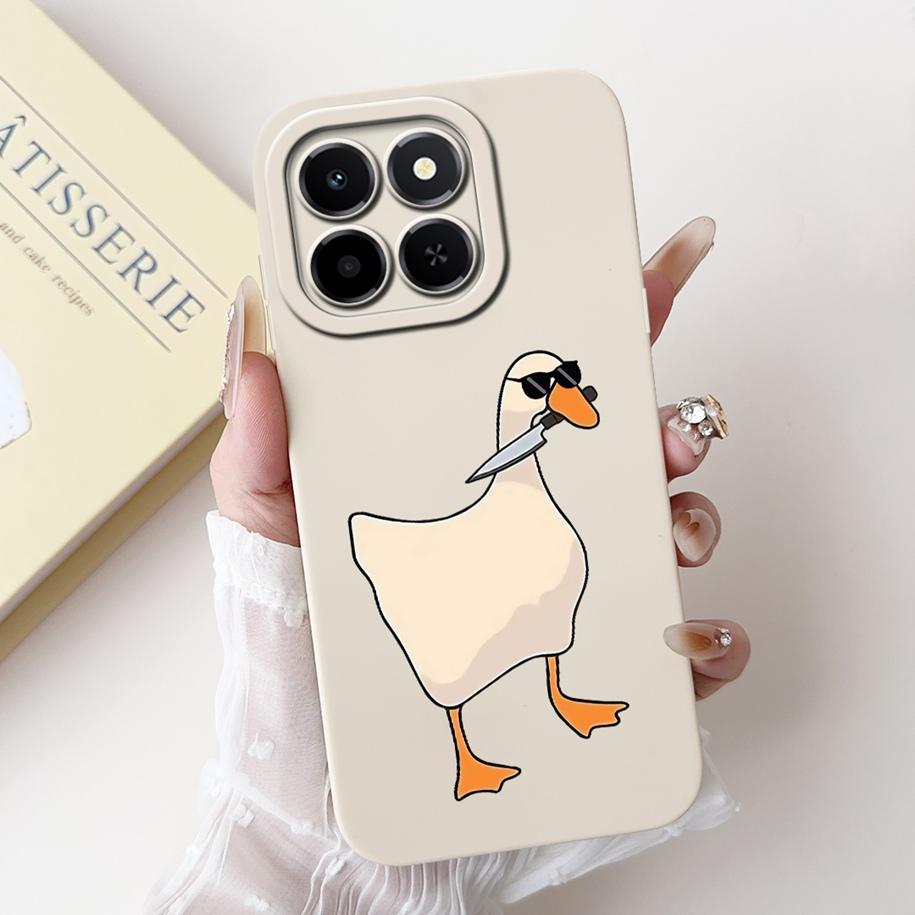 For Cover Honor X6c Phone Case Cute Cartoon Rabbit Love Heart Shockproof Funda For HonorX6c 4G NIC-LX1 NIC-LX2 NIC-LX3 X 6c Capa