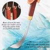 2 Adet Boyama Bıçağı Seti Boyama Karıştırma Kazıyıcı Paslanmaz Çelik Palet Bıçağı Ahşap Saplı Boyama Sanatı Spatulası painting