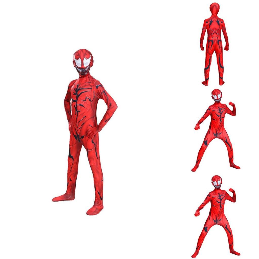 Tuta Venom Let There Be Carnage Cletus Kasady Cosplay Per Adulti e Bambini