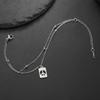 LIKGREAT Friedenszeichen Armband für Damen Herren Edelstahl Verstellbar Friedenssymbol Charm Armband Mode Hip Hop Schmuck Geschenk