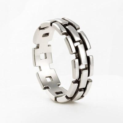 SHOVEOFF [Silver 925] SVR-632 Silver 92.5 Modern Antique Link Chain Ring