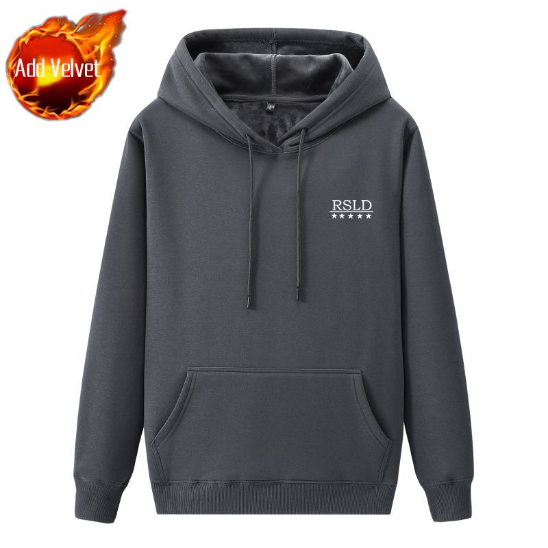 Warm Men's Hooded Sweatshirt Letters Designer Harajuku Fashion Overfit Cheap Y2k Vintage Streetwear Tops 90s Winter Male Hoodie