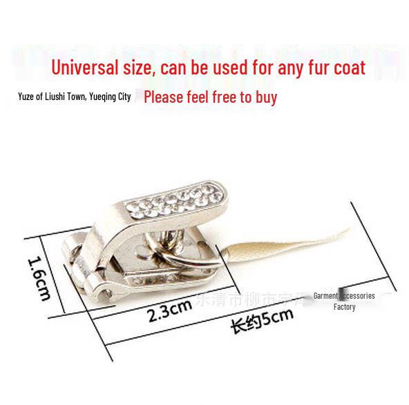 

Mink Fur Coat with Hidden, Snap, and Bow Metal Buckles