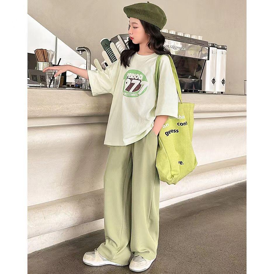 

Девочки Модный Летний Спортивный Комплект с Коротким Рукавом 140 - Recommended height 1.2-1.3m