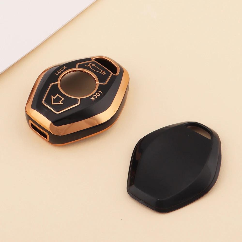 1Pc Car Key Case Cover Protector Shell Holder Car Interior Accessories for BMW 3 5 7 Series E38 E39 E46 E83 M5 325i X3 X5 Z3 Z4