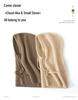 Women's 100% Pure Cashmere Knit Hat with Drawstring Neck Protection - Warm for Autumn and Winter