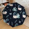 1PC Dino Eggs Automatic Folding Umbrella - Compact 8-Rib Design, Durable Plastic & Iron, Lightweight for Outdoor Daily Use, Festive Gift033