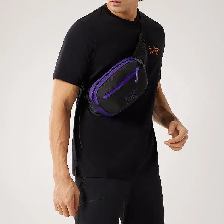 Arc'teryx Arro 2.5L Fanny Pack Mountaineering Bag Outdoor Bag Nylon Silver Phantom Purple Men's (Unisex) Outdoor Bags