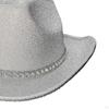 Glitter Cowboy Hat Cowgirl Sun for Nightclub Party Accessory Fancy Dress