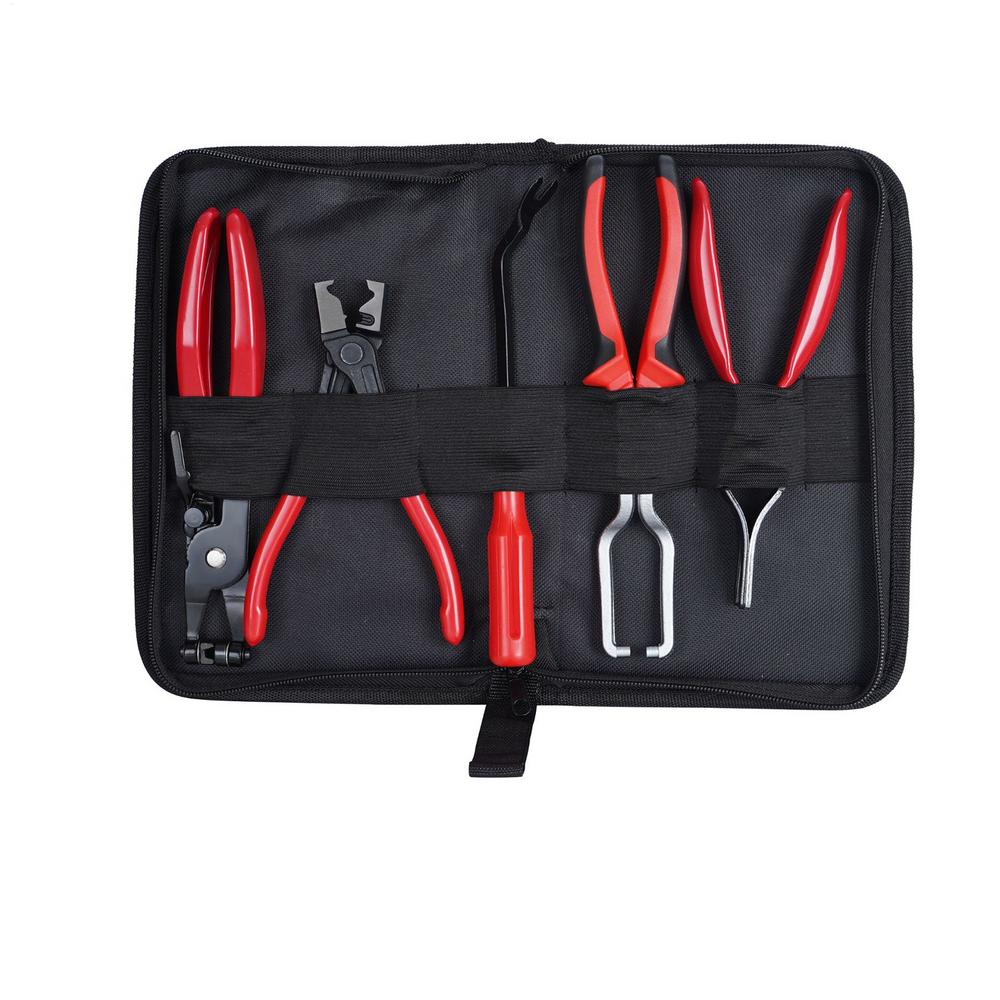 

5pcs Heavy Duty Hose Clamp Pliers Set Professional Steel Tool For Radiator Heater & Coolant Hoses On Car Truck SUV Engine Repair