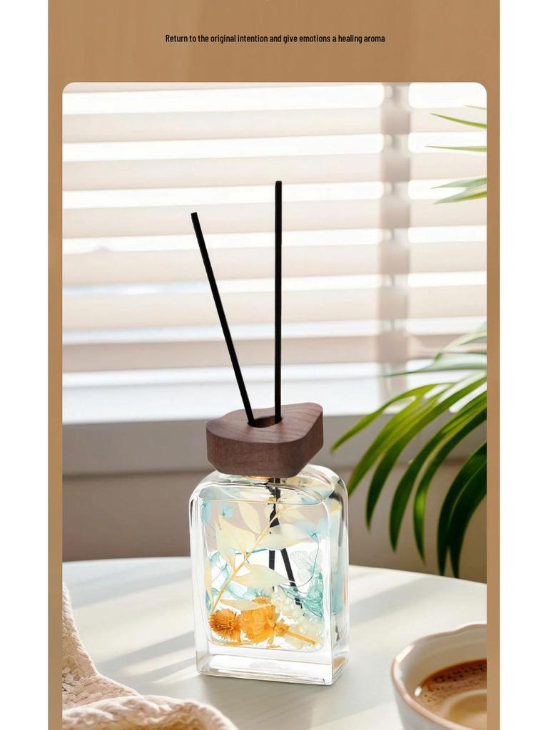 Luxury Preserved Flowers Aroma Diffuser Gift Box – Long-lasting Fragrance for Hotel Bedrooms & Souvenirs