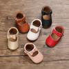 Frühling und Herbst 0-1 Jahr alte Baby-Kleinkindschuhe Weiche Sohle Babyschuhe Weiche Gummisohle Atmungsaktive Prinzessinnenschuhe
