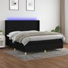 VidaXL Slat Bed Base with Mattress and LED, Upholstered Bed, Double Bed, Adult Bedroom Interior Bed, 3138967