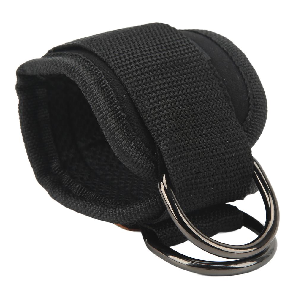 Fitness Ankle Buckle Leg Strength Trainer with Double D Rings and Rubber Straps for Men and Women