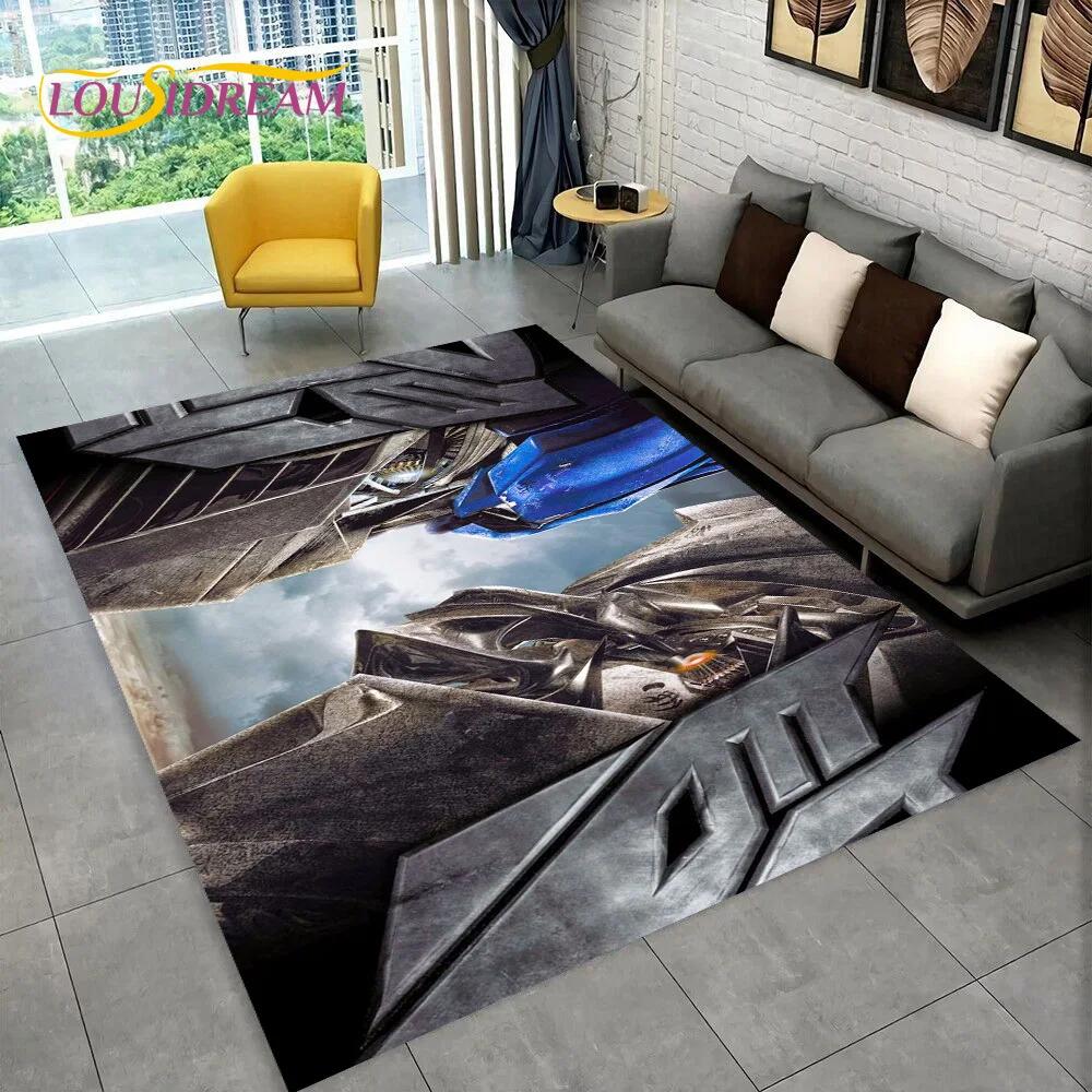 

Cartoon T-Transformers Autobots 3D Carpet Rug for Bedroom Living Room Home Sofa Decoration,Children Game Large Decor Floor Mat 40x60cm( 15x23in )