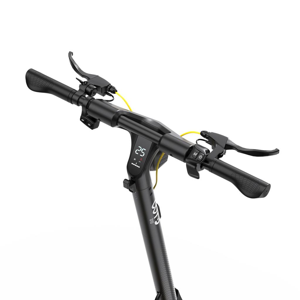 OOTD S10 Foldbar Elektrisk Scooter, 1400W Motor, 48V 20AH Batteri, 70 Km Rækkevidde, Letvægts IPX4 Pendlerscooter Med Omgivende Lys