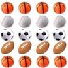 12/48PCS Mini Foam Balls Sensory Toys Baseball Football Basketball Soccer Stress Ball Fidget Toys for Kids Adult Party Favors