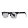 Retro Square Men Rivets Sunglasses Shades UV400 Fashion Women Green Sun Glasses Men Punk Driving Sun Glasses Shades