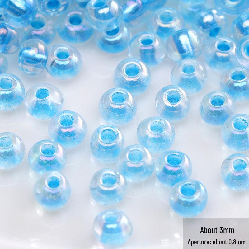 Blauer Glas-Reiskorn-Haarnadel: Handgefertigter Schmuck-Accessoire im antiken chinesischen Stil