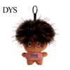Animal Plush Keychain Funny Cute Bag Charms with Pom Sweet-cool Accessory Hair Soft Stuffed Keyrings for Handbag Backpack Purse Colorful