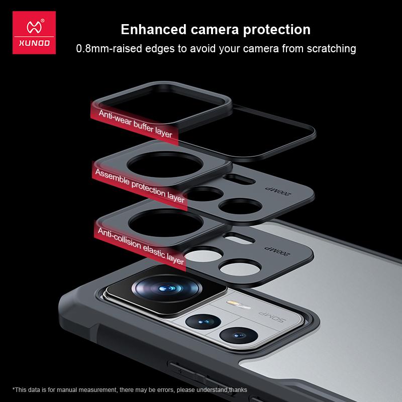 Xundd Case For Tecno Pova 5 Pova 4 Airbags Shockproof Shell Camera Full Protection Back Transparetn Thin Cover For Pova 5 4