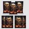Halloween Pumpkin Candy Bags With Glitter Film For Childrens Trick Or Treat Parties