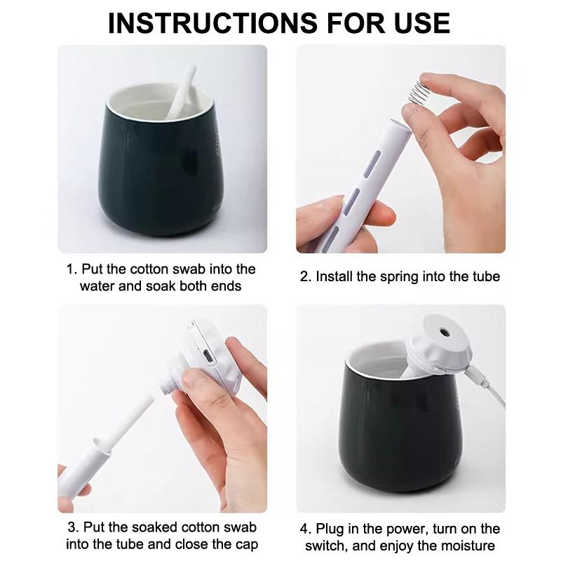 Portable Mini Humidifier With Large Mist Output And Ultra Quiet Design Perfect For Bedroom Office Travel Daily Use