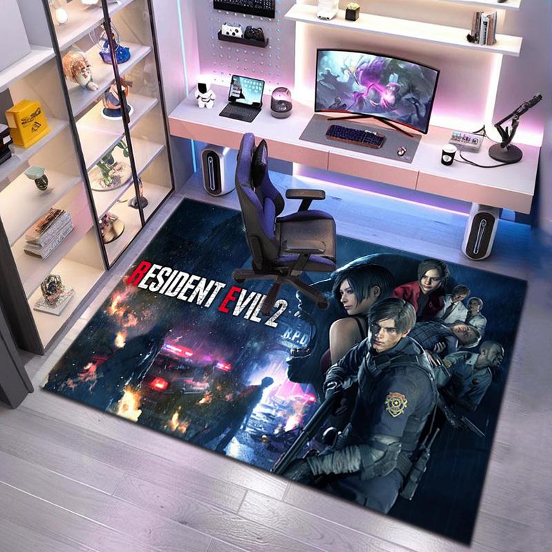 Gioco Sci-Fi Resident Evil, Umbrella Corporation, tappeto morbido, soggiorno di casa, tappetino per sedia da ufficio, zerbino, zerbino tappeto U4