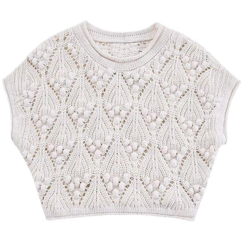 

Модный ветер Ранняя осень Новая женская одежда Стильная Легче всего сочетать Стройнящая Маленький шар Декоративная текстура Вязаные топы 38590512 Picture color S