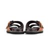 Barbara Leather Buckle Decoration Men S Mule Slide 1.5cm 2 colorS Bmi301