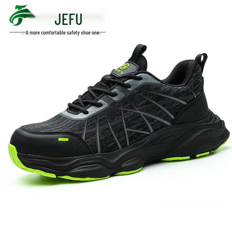 

Unisex Lightweight Protective Work Shoes: Shock Absorbing, Insulated, Anti-Smash, Anti-Puncture with Plastic Toe