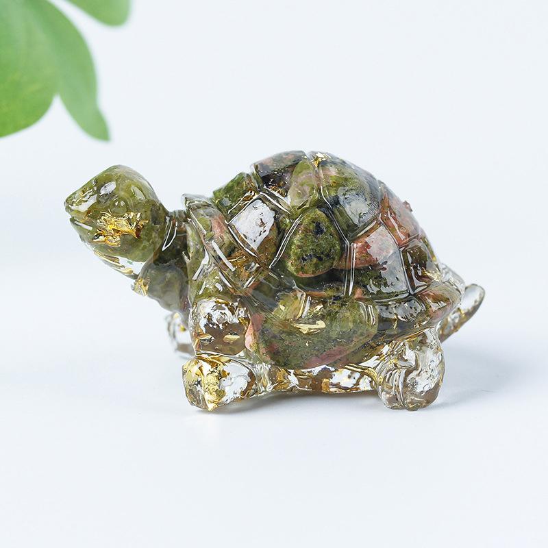 1PC Simulated Turtles Table Ornaments Mini Party Decorations Collectible Figurines Craft Colorful Home Multiple Options Available