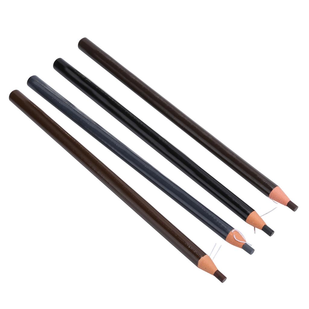 4pcs Eyebrow Pencil Longlasting Waterproof Nature Eyebrow Pen Cosmetic Tools Supplies