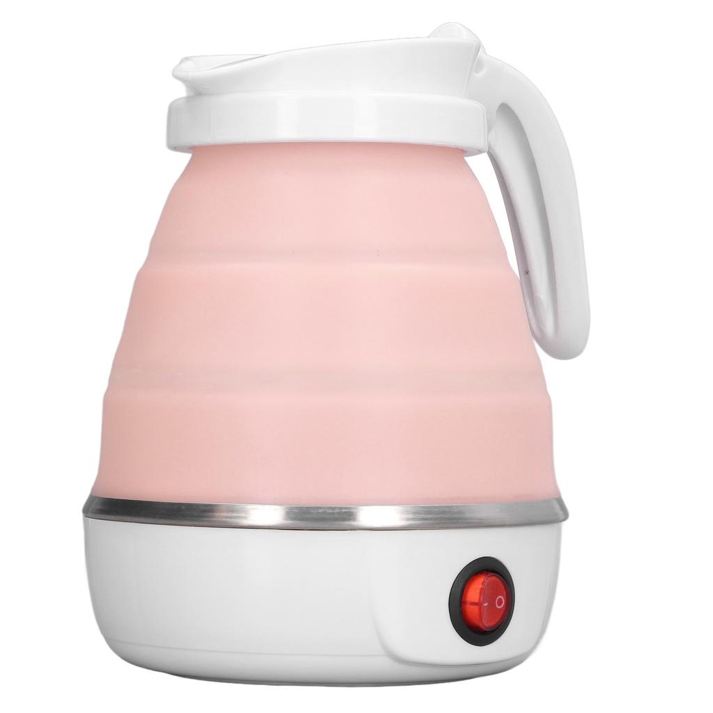 Folding Silicone Kettle 600W Efficient Food Grade Safe Foldable Electric Kettle for Travel Camping Outdoor