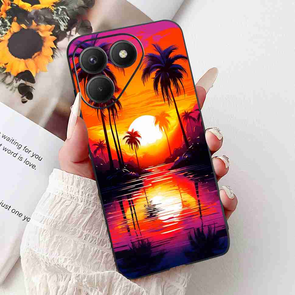 ShockProof Silicone Case For Tecno Pova 7 4G Cover Soft TPU Cases for Tecno Pova 7  Pova7 Neo 4G LJ6 Phone Cover Coque