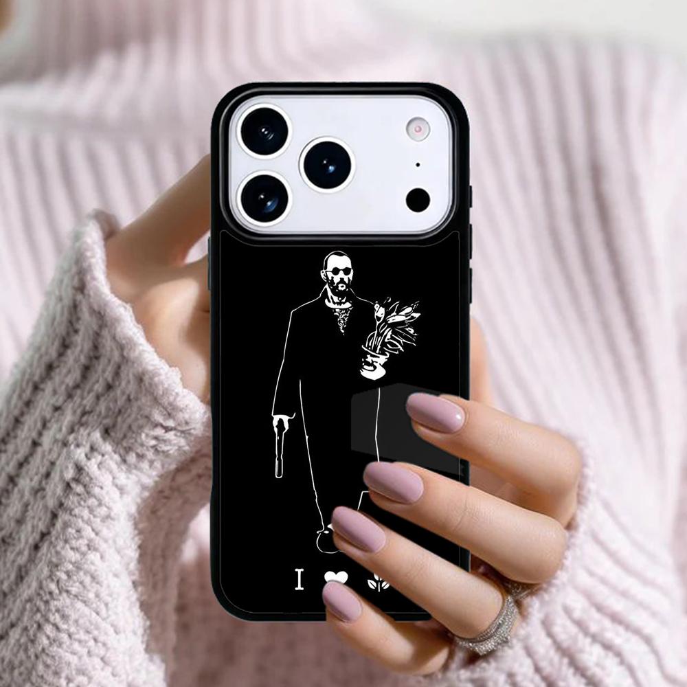 Killer Leon Famous Movie Phone Case For Apple iPhone 17 Air 16E 15 14 Plus 13 12 11 Pro Max Mini Funda Cover