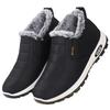 winter velvet thickened men's cotton shoes high-top thick-soled non-slip breathable two cotton shoes casual sports shoes men