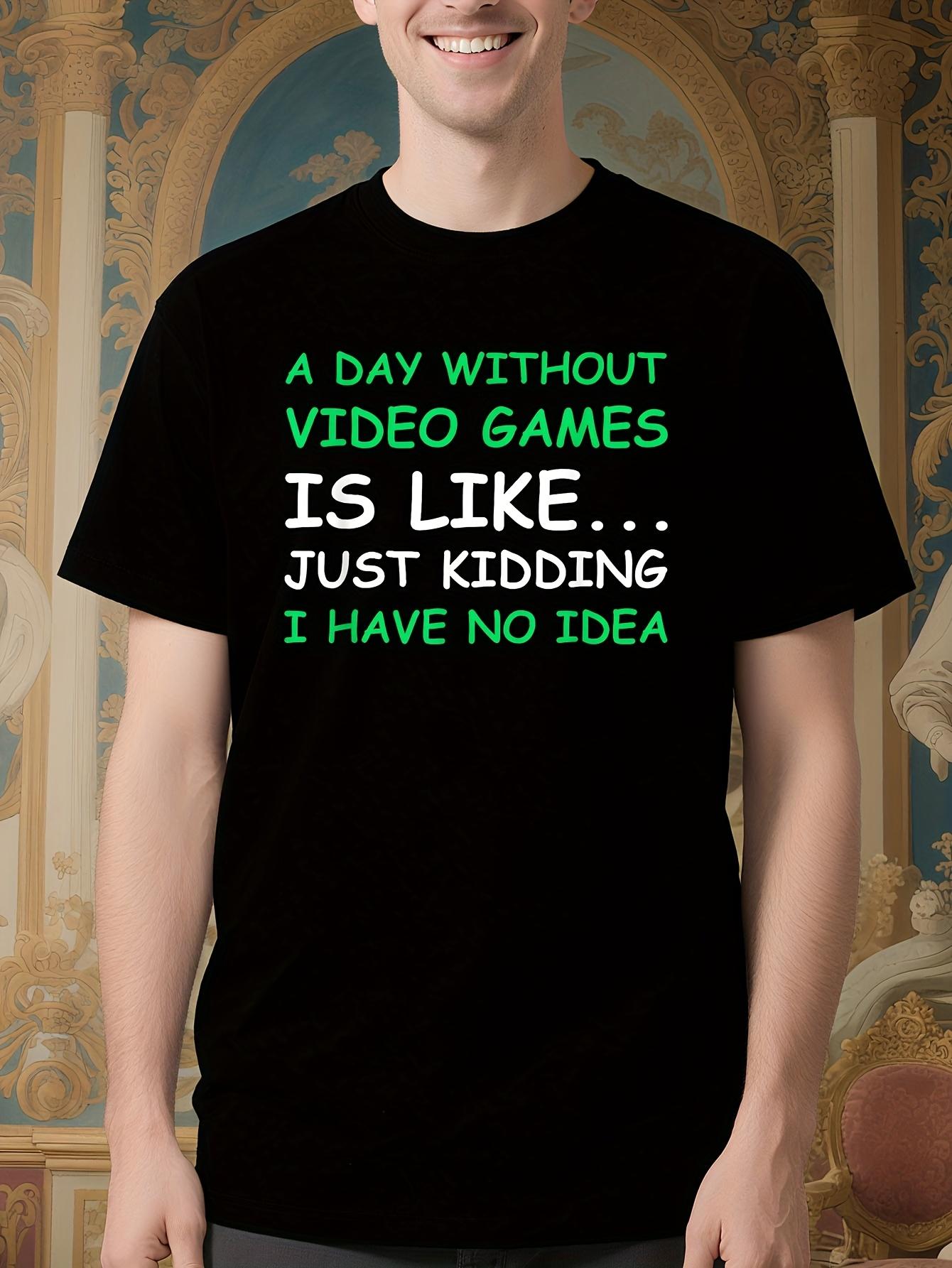 Casual Unisex Cotton Tshirt Featuring a Print about a Day... XL