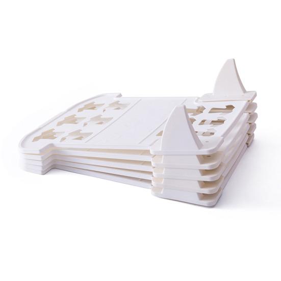 Üst Üste Konulabilir Giysi Katlama Panosu Dolap Giysi Düzenleyici Gömlek Ayırıcı Tişört Düzenleyici Panosu Düzenli Giysiler İçin Kırışıksız Çamaşır Saklama