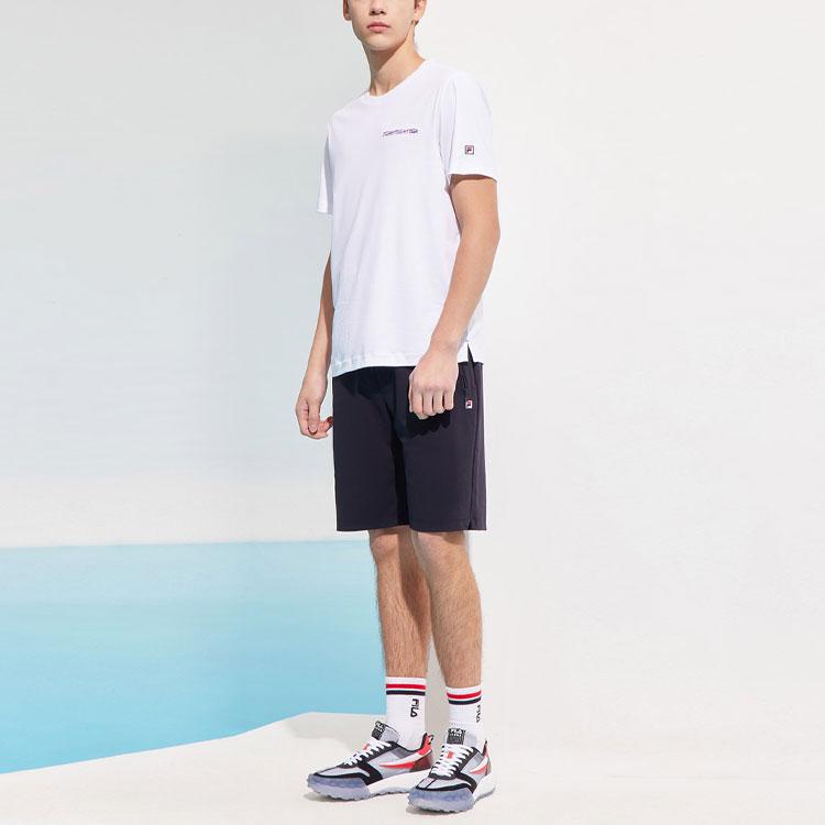 Fila Classic Business Knit Casual Shorts Men Bottoms Legendary-Blue F11M121608F-NV