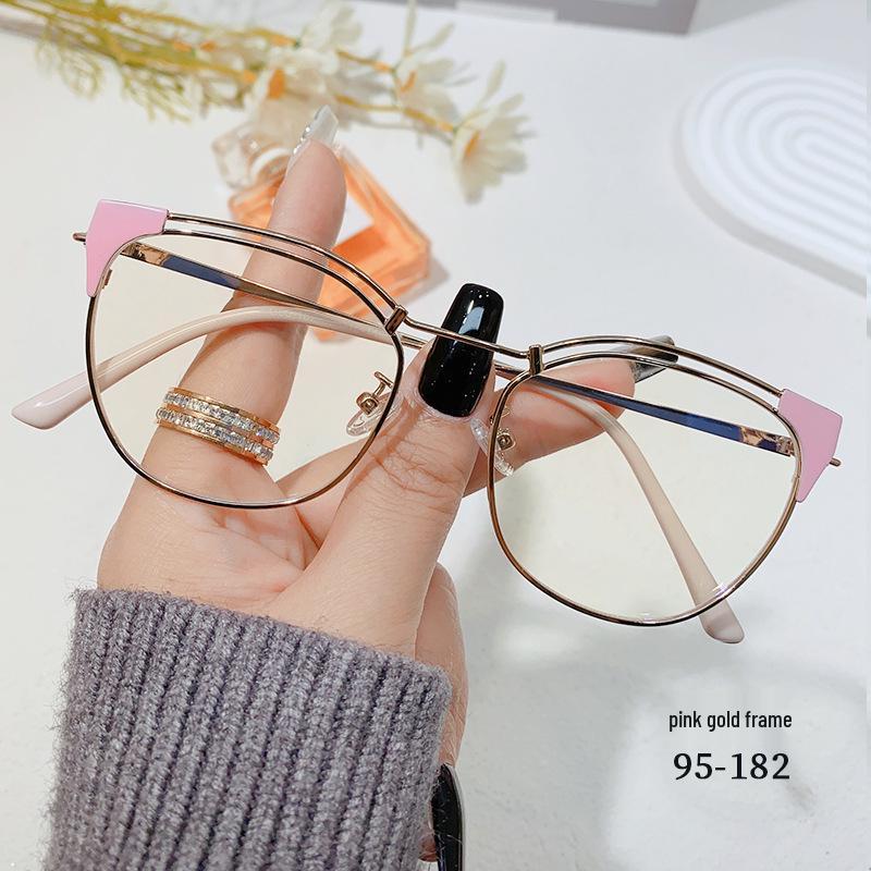 95182 Stilvolle Cat-Eye-Blaulichtbrille für Damen - Leicht, Verglasungsfähig