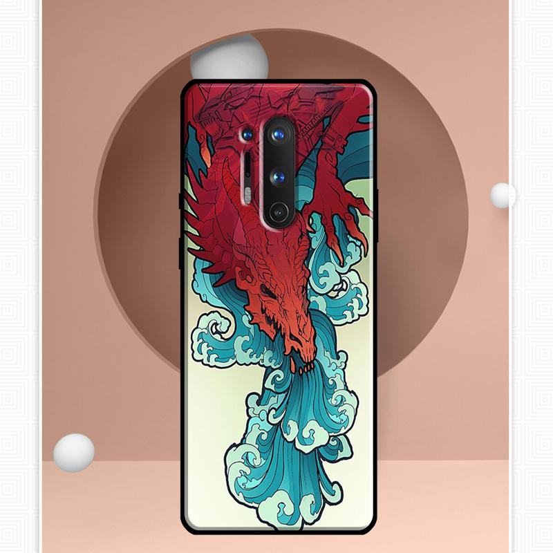 Dragon Cool Art Case For OnePlus 11 10 9 Pro 8T 9RT 10T Ace OnePlus Nord N10 N100 N20 2T CE 2 Lite Cover